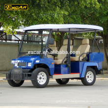 Excar 48V bleu remouled électrique voiture de patrouille touring voiture électrique chariot de golf